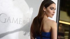 Woman Hollywood game of thrones long hair brunettes emilia 