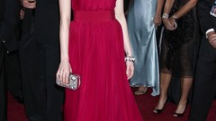 Woman Hollywood red dress Actress brunettes emma stone models 