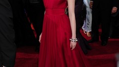 Woman Hollywood red dress Actress brunettes emma stone models 