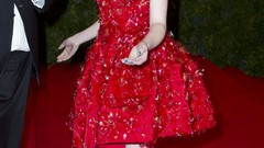 Woman Hollywood red dress Actress brunettes emma stone models 