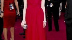 Woman Hollywood red dress Actress brunettes emma stone models 