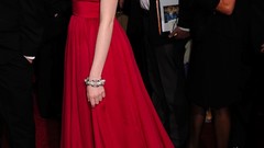 Woman Hollywood red dress Actress brunettes emma stone models 