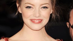 Woman Hollywood red dress Actress brunettes emma stone models 