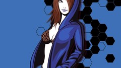 Woman honeycomb vectors