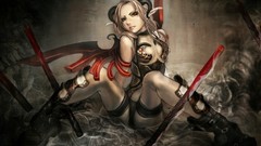 Woman horns demons Succubus digital art