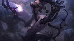 Woman horns devil tattoos creatures tails demons Succubus 