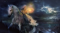 Woman Horses Anime fairy tales