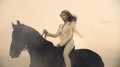 Woman Horses Beyonce Knowles black people