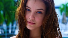 Woman hungary blue eyes brunettes models barbara palvin