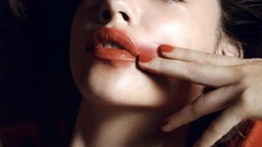 Woman hungary lipstick brunettes models barbara palvin