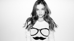 Woman hungary models barbara palvin barbara grayscale