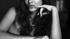 Woman hungary models barbara palvin grayscale