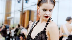 Woman hungary models black dress barbara palvin