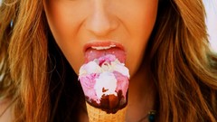 Woman ice cream Jordan