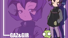 Woman Invader Zim purple