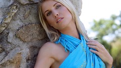 Woman Iveta Vale faces