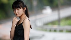 Woman Japan Books Japanese asians bangs models digital Riho 