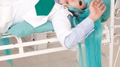 Woman Japan cosplay sweets