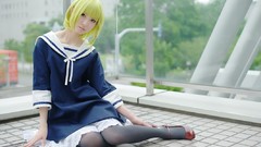 Woman Japan cosplay sweets