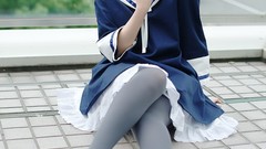 Woman Japan cosplay sweets