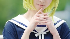 Woman Japan cosplay sweets