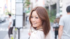 Woman Japan Japanese Asia asians brunettes cityscapes citylife