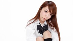 Woman Japan Japanese Asia stockings asians brunettes school 