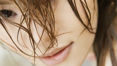 Woman Japan Japanese faces asians brown eyes brunettes models