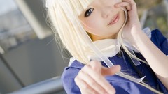 Woman Japanese Alice Chinese blondes asians artwork