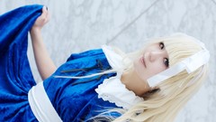 Woman Japanese Alice Chinese blondes asians cosplay artwork