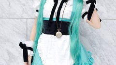 Woman Japanese Alice emo Chinese asians cosplay striped legwear