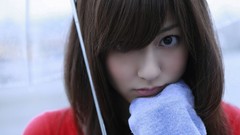 Woman Japanese asians brunettes bangs Yumi Sugimoto