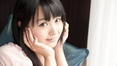 Woman Japanese asians idol models black hair Nozomi Aiuchi
