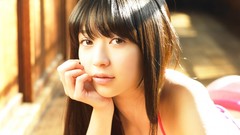 Woman Japanese asians idol models black hair rina Rina Aizawa