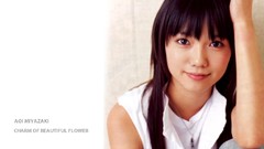 Woman Japanese asians long hair bangs Aoi Miyazaki