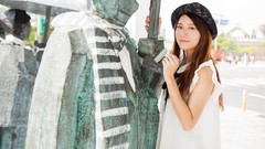 Woman Japanese asians models