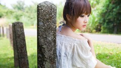 Woman Japanese asians models Mikako Zhang Kaijie