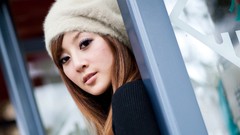 Woman Japanese asians models Mikako Zhang Kaijie