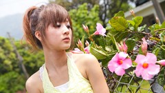 Woman Japanese asians models Mikako Zhang Kaijie