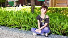 Woman Japanese asians models Mikako Zhang Kaijie