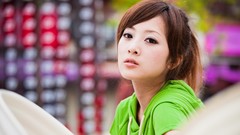 Woman Japanese asians models Mikako Zhang Kaijie