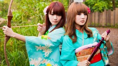 Woman Japanese asians models Mikako Zhang Kaijie