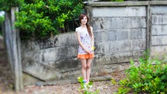 Woman Japanese asians models Mikako Zhang Kaijie