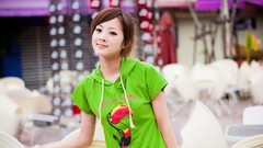 Woman Japanese asians models Mikako Zhang Kaijie