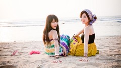 Woman Japanese asians models Mikako Zhang Kaijie