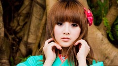 Woman Japanese asians models Mikako Zhang Kaijie