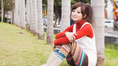 Woman Japanese asians models Mikako Zhang Kaijie