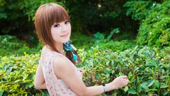 Woman Japanese asians models Mikako Zhang Kaijie