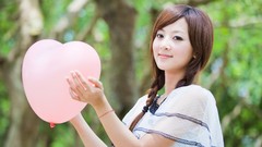 Woman Japanese asians models Mikako Zhang Kaijie