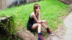 Woman Japanese asians models Mikako Zhang Kaijie